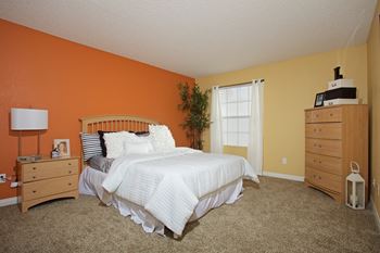 Master Bedroom at Sky Court Harbors at The Lakes Apartments, Las Vegas, 89117